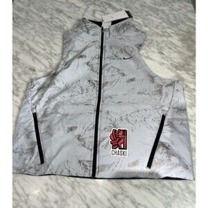 Nike Swift Therma FIT ADV Reflective Running Vest Gray Women’s Large HV2762-078